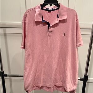 Ralph Lauren Men's Polo Shirt in Soft Pink